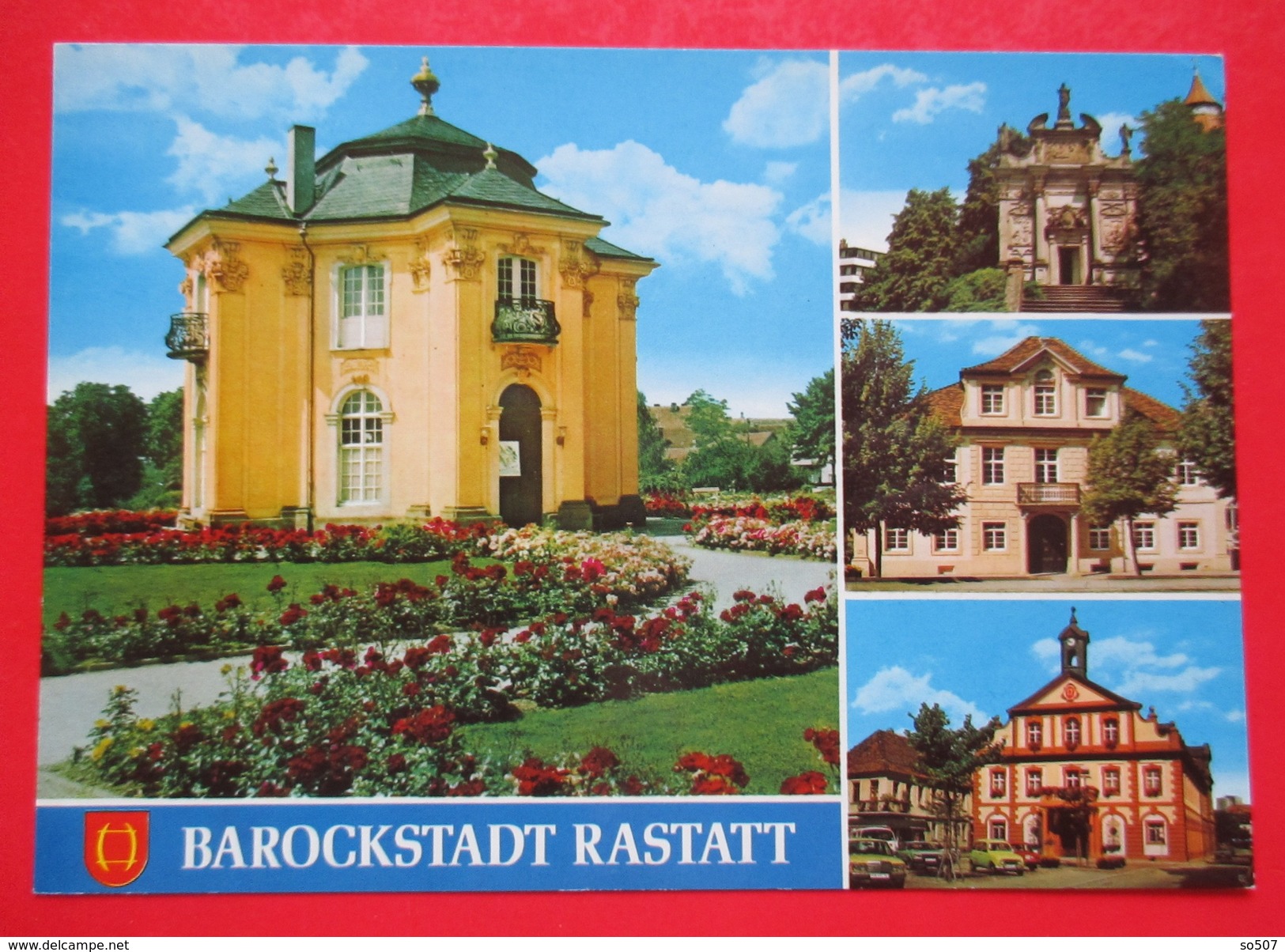 I1- Germany Postcard- Rastatt, Barockstadt /Baroque Town - Rastatt