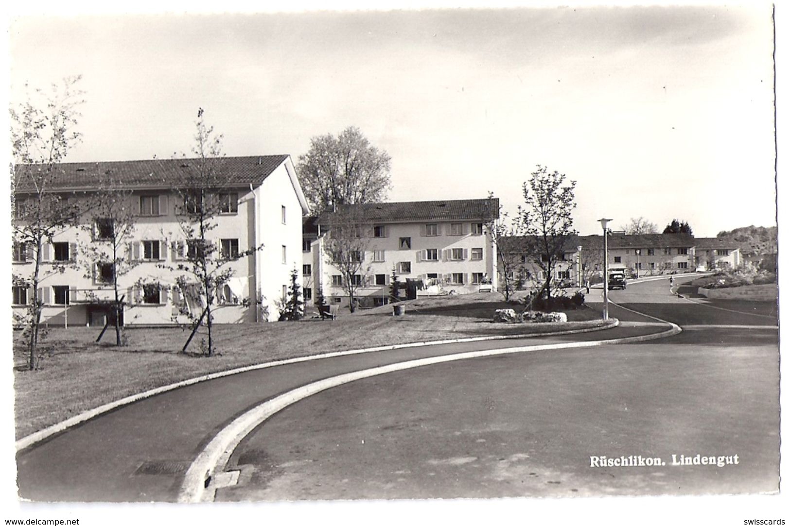 RÜSCHLIKON: Neues Quartier Lindengut, Oldtimer 1961 - Rüschlikon