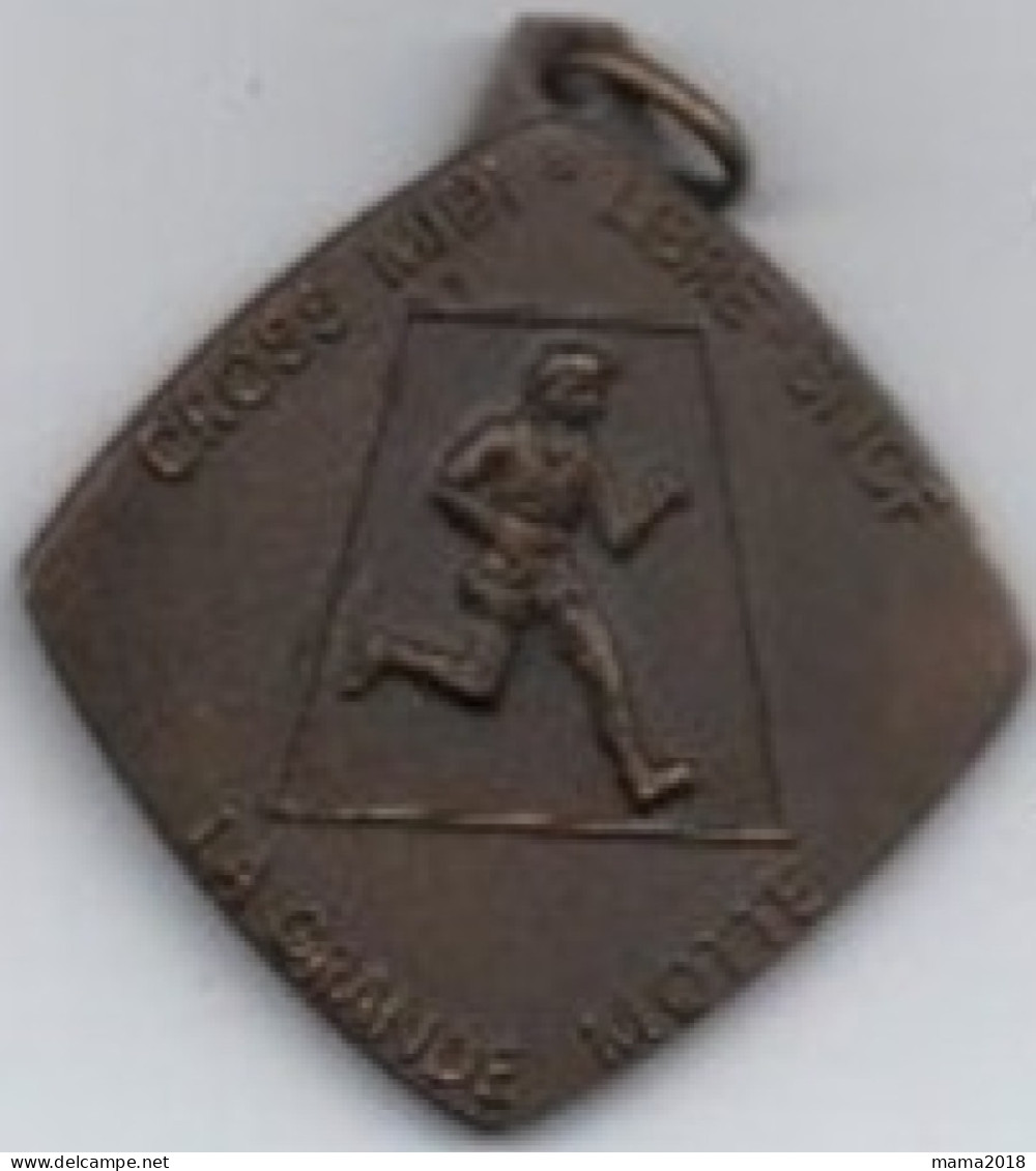 Médaille   1989  Cross  Midi Libre   _SNCF   La Grande Motte - Atletica