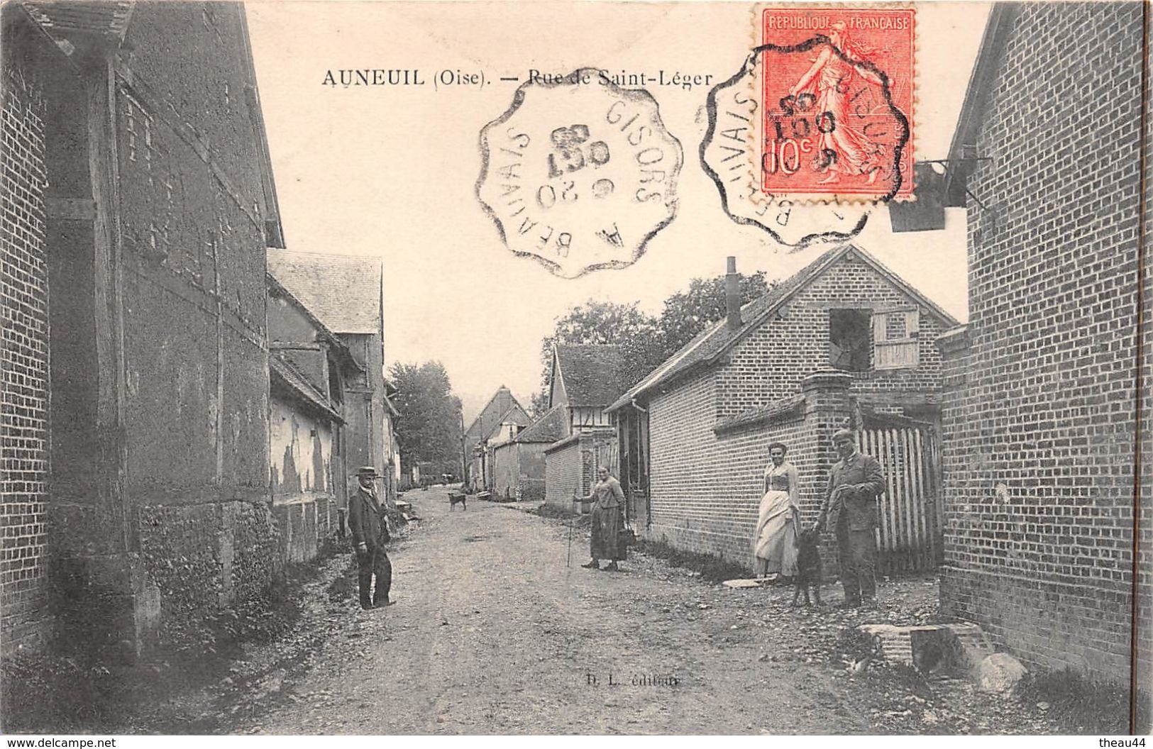 ¤¤  -  AUNEUIL   -  Rue De Saint-Léger   -   ¤¤ - Auneuil