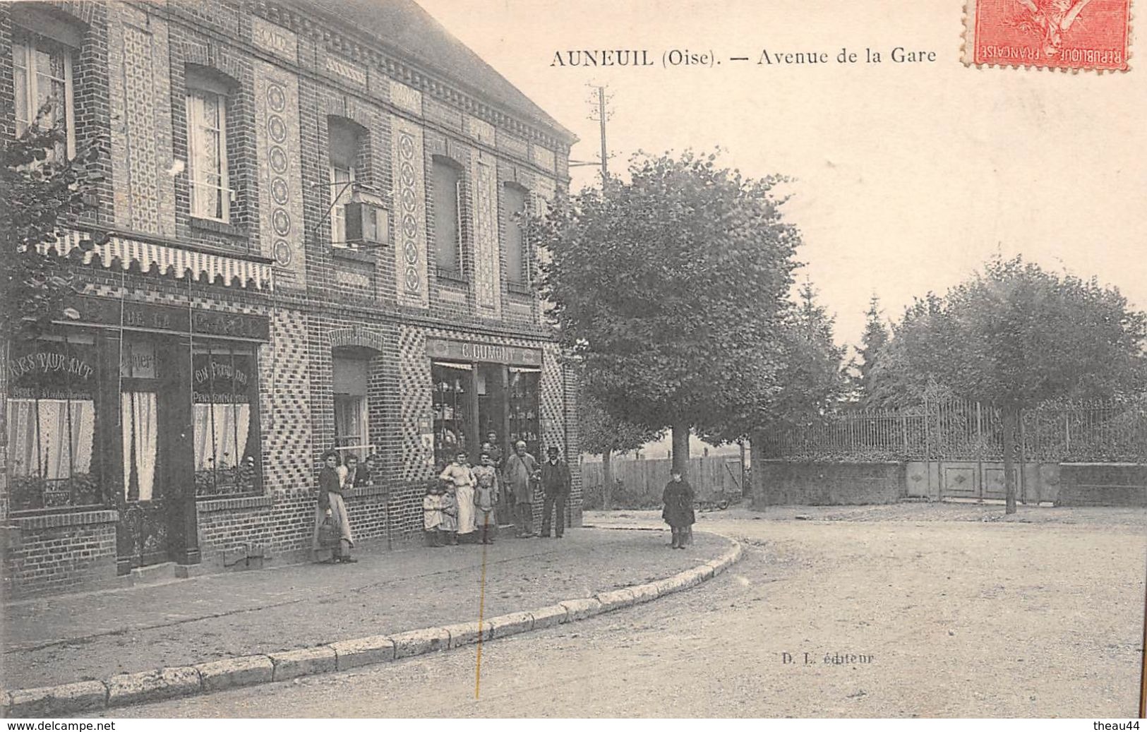 ¤¤  -  AUNEUIL   -  Avenue De La Gare  -  Café De La Gare -  Maison "C. DUMONT "    -   ¤¤ - Auneuil