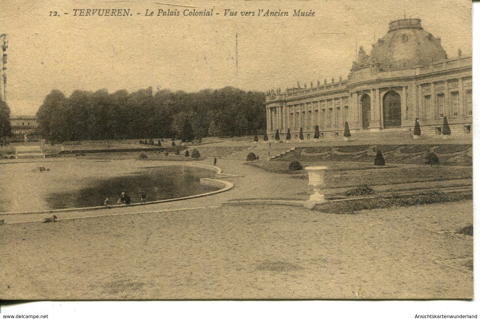 Tervueren - Le Palais Colonial. Vue Vers L'Ancien Musée (001073) - Tervuren