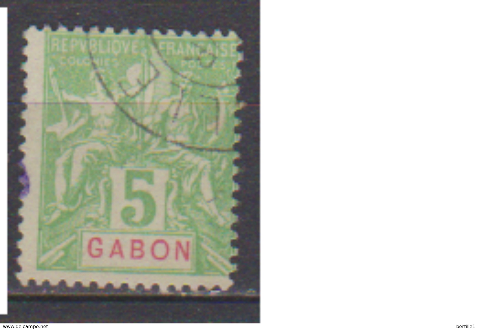 GABON           N°   19    ( 16 )     OBLITERE         ( O 1274 ) - Gebraucht