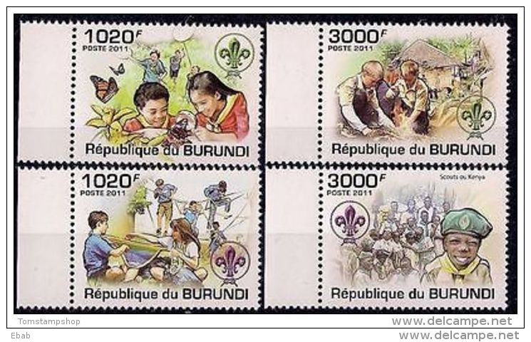 Burundi 2011 Mi 2202-2205 MNH SCOUTING - Unused Stamps