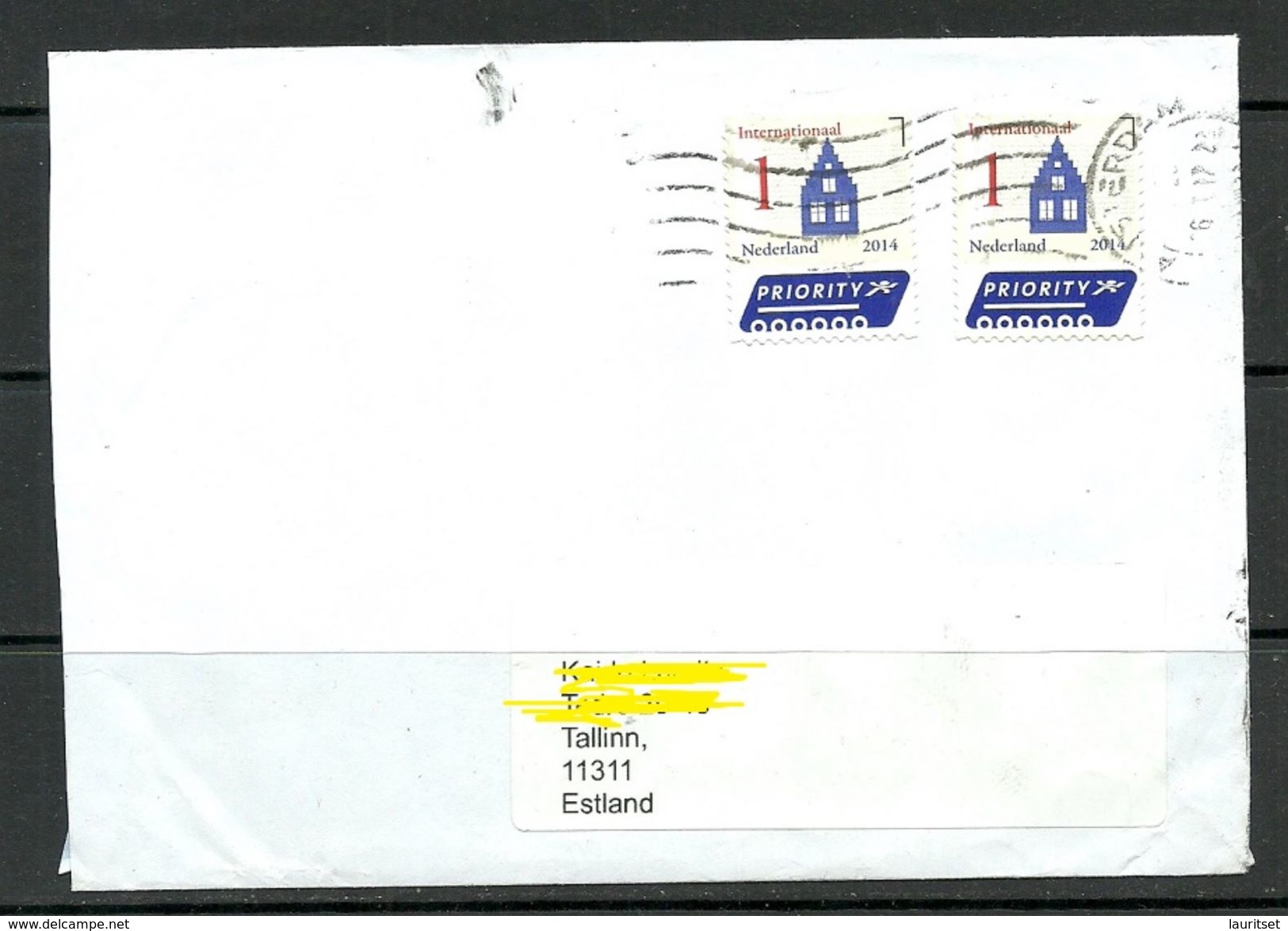 NEDERLAND NETHERLANDS 2017 Air Mail Cover To Estonia - Lettres & Documents