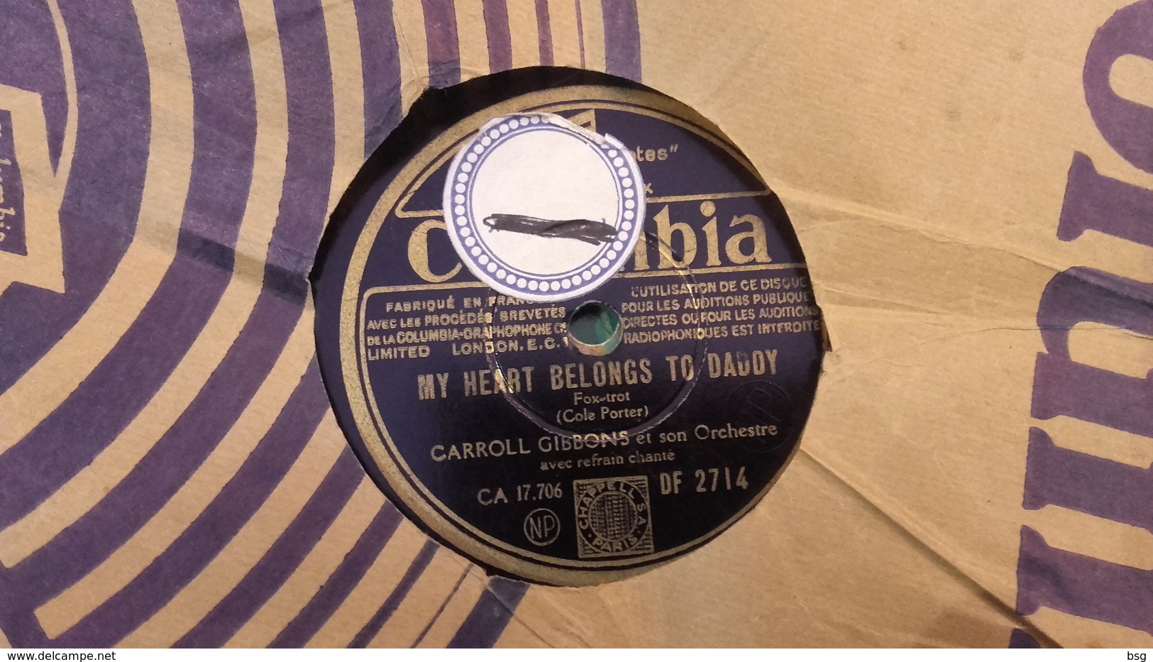 78 T Chanson Jazz Carroll Gibbons - 78 Rpm - Schellackplatten