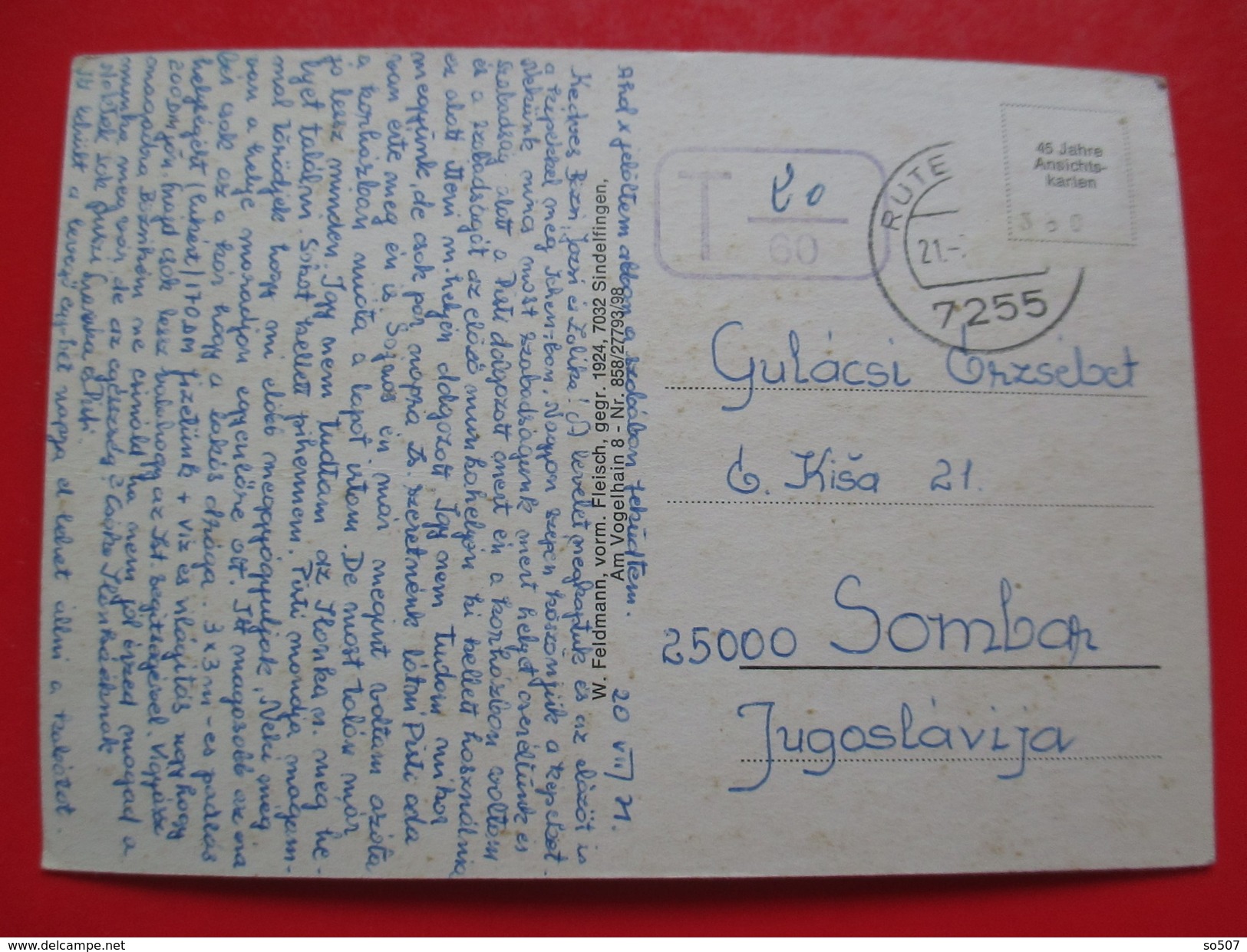I1- Germany Postcard-Leonberg/ Wurtt,Wuertt  ,With Seal T - Leonberg