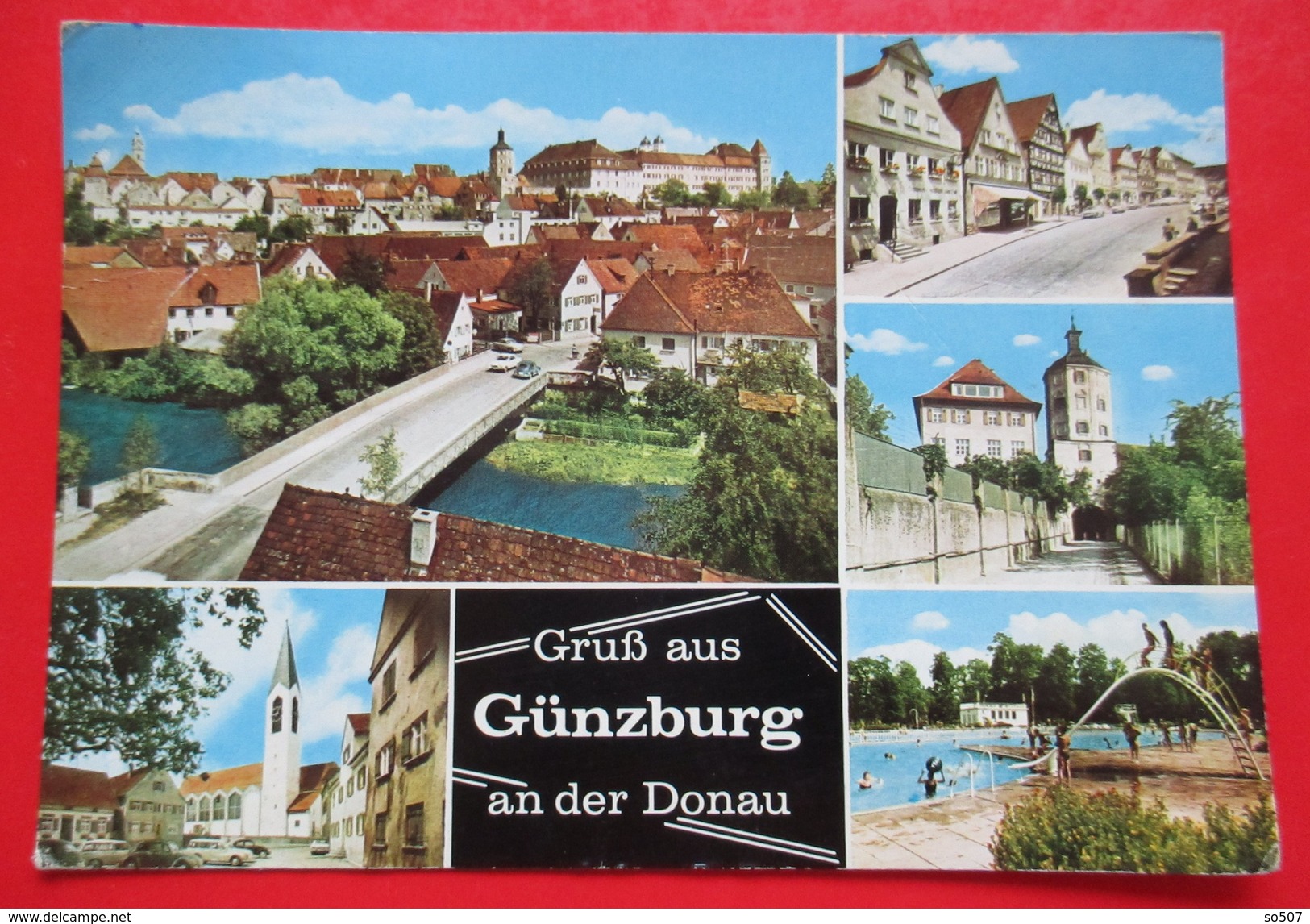 I1- Germany Postcard-Günzburg An Der Donau - Guenzburg