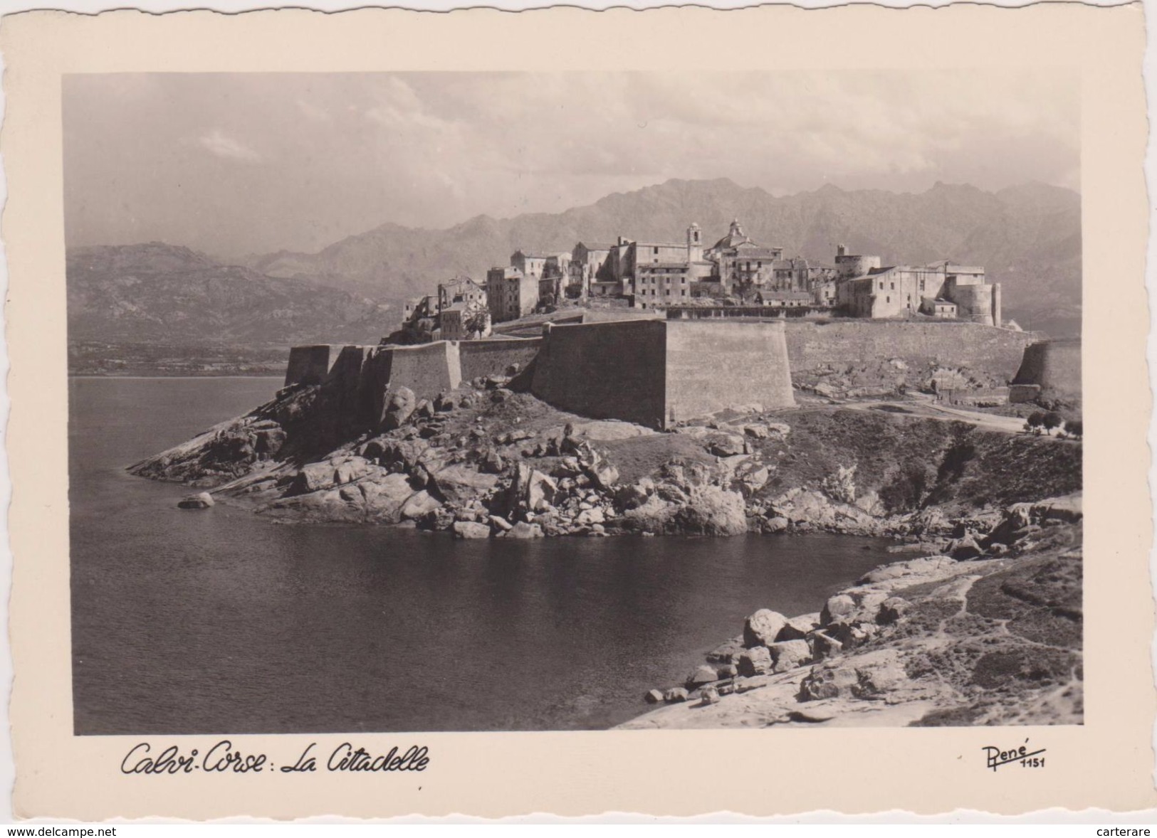 HAUTE CORSE,CALVI,BALAGNE,VILLE DE RESISTANT ANTI FASCISTE,PENDANT LA GUERRE,CITADELLE,PALAIS GIUBEGA,CACHET BONAPARTE - Calvi