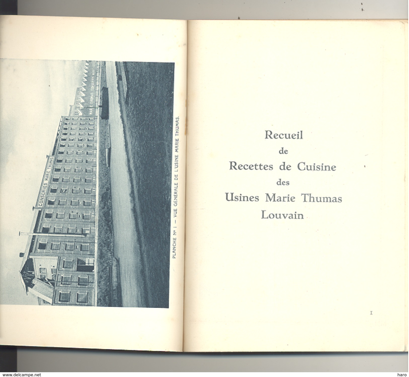 Livre De Recettes De Cuisine - Usines De Conserves Marie-Thumas - LEUVEN / LOUVAIN, Légume,  - 23 Photos  (b209) - Gastronomie