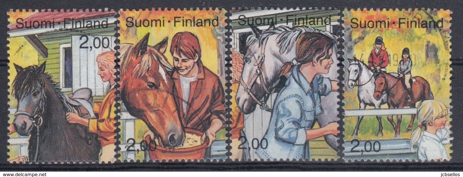 FINLANDIA 1990 Nº 1086/89 USADO - Usados