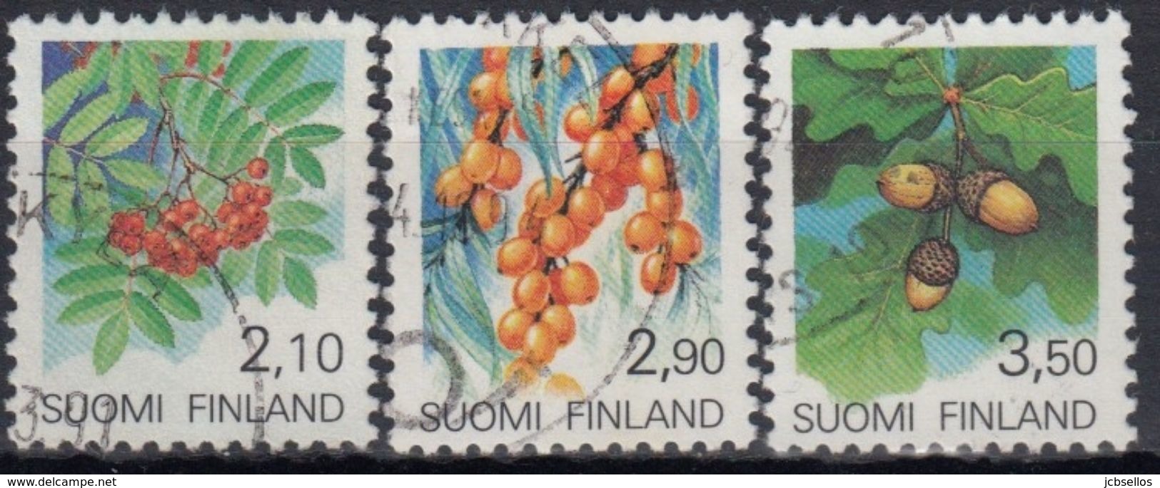 FINLANDIA 1991 Nº 1092/94 USADO - Used Stamps