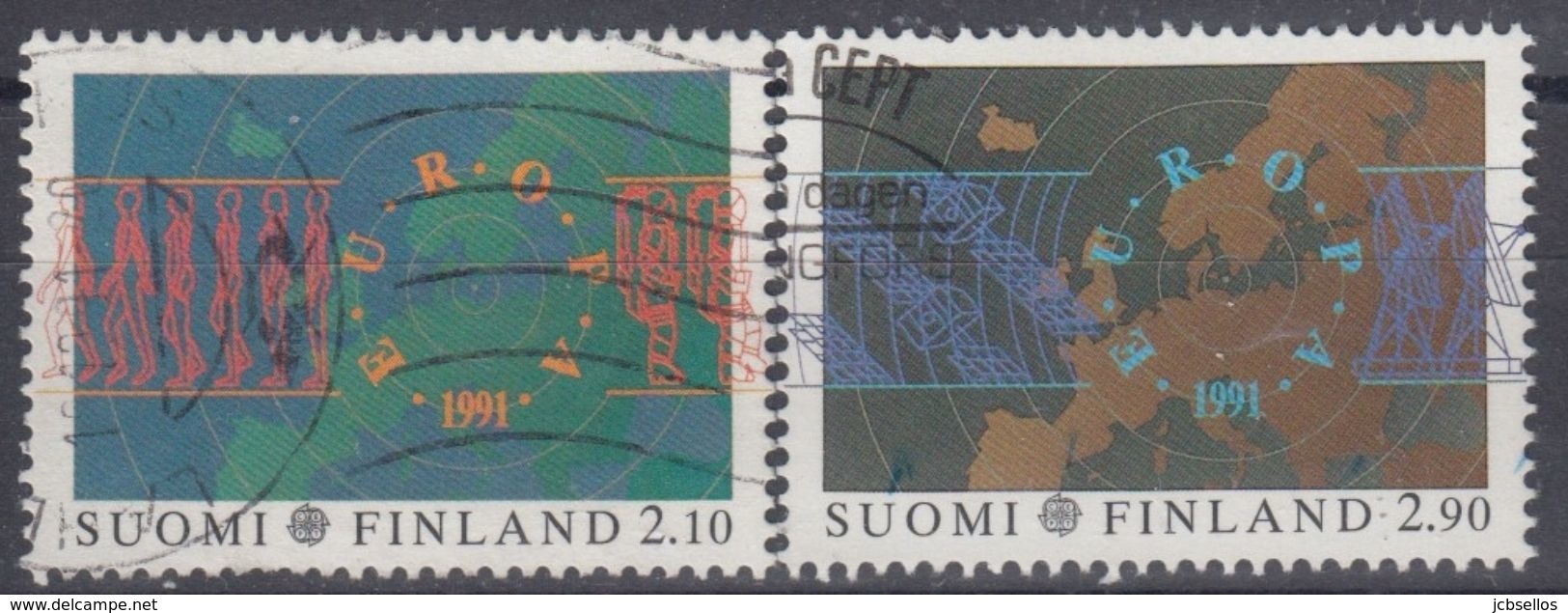 FINLANDIA 1991 Nº 1110/11 USADO - Usados