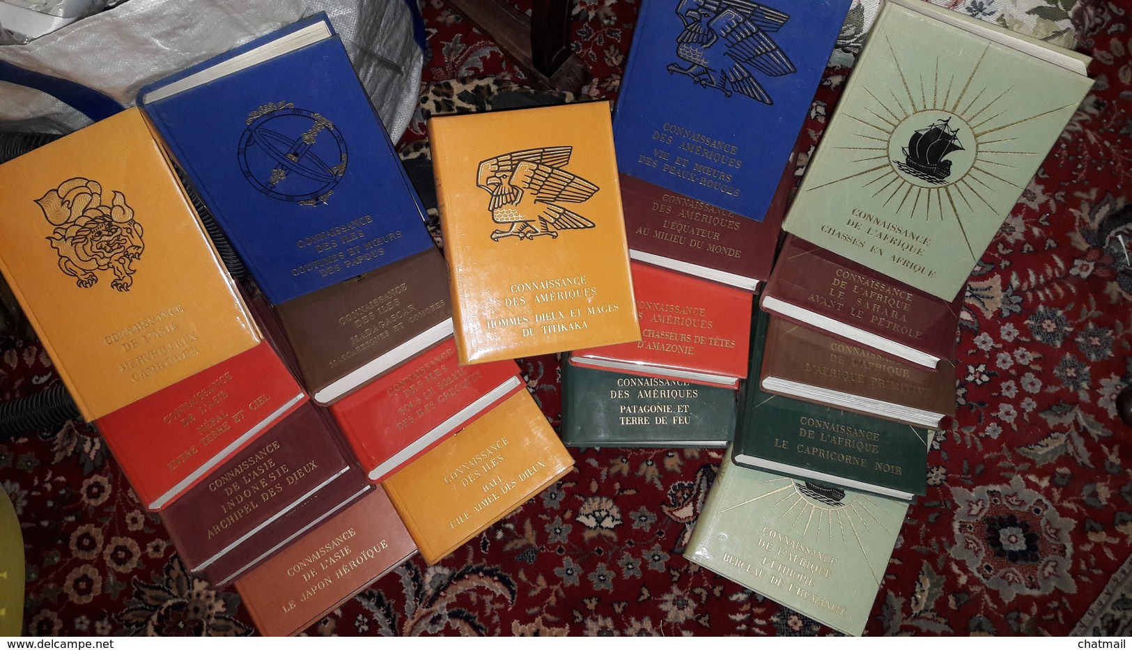Lot De 19 Volumes  De La Collection "Connaissance De... L'.Asie , L'Afrique, Des Ameriques, Des Iles - La Pléiade