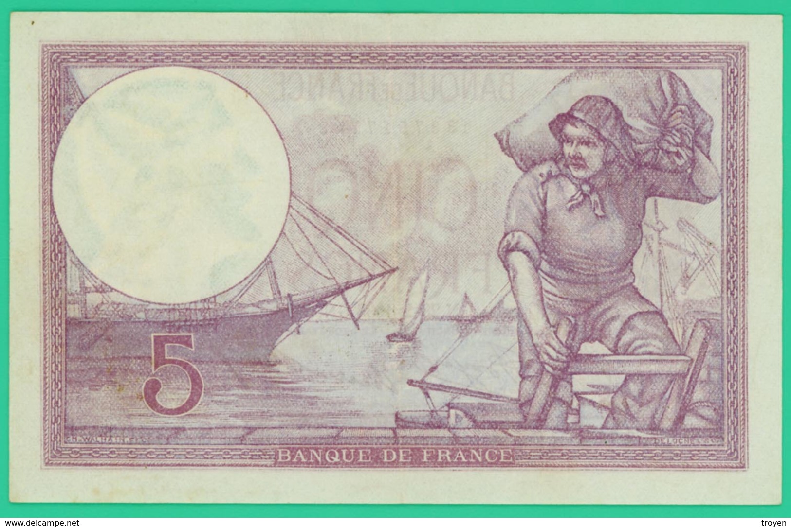 5 Francs - Violet - France - N° S.53501 - 1337517748 - 23=2=1933 - Sup - - 5 F 1917-1940 ''Violet''