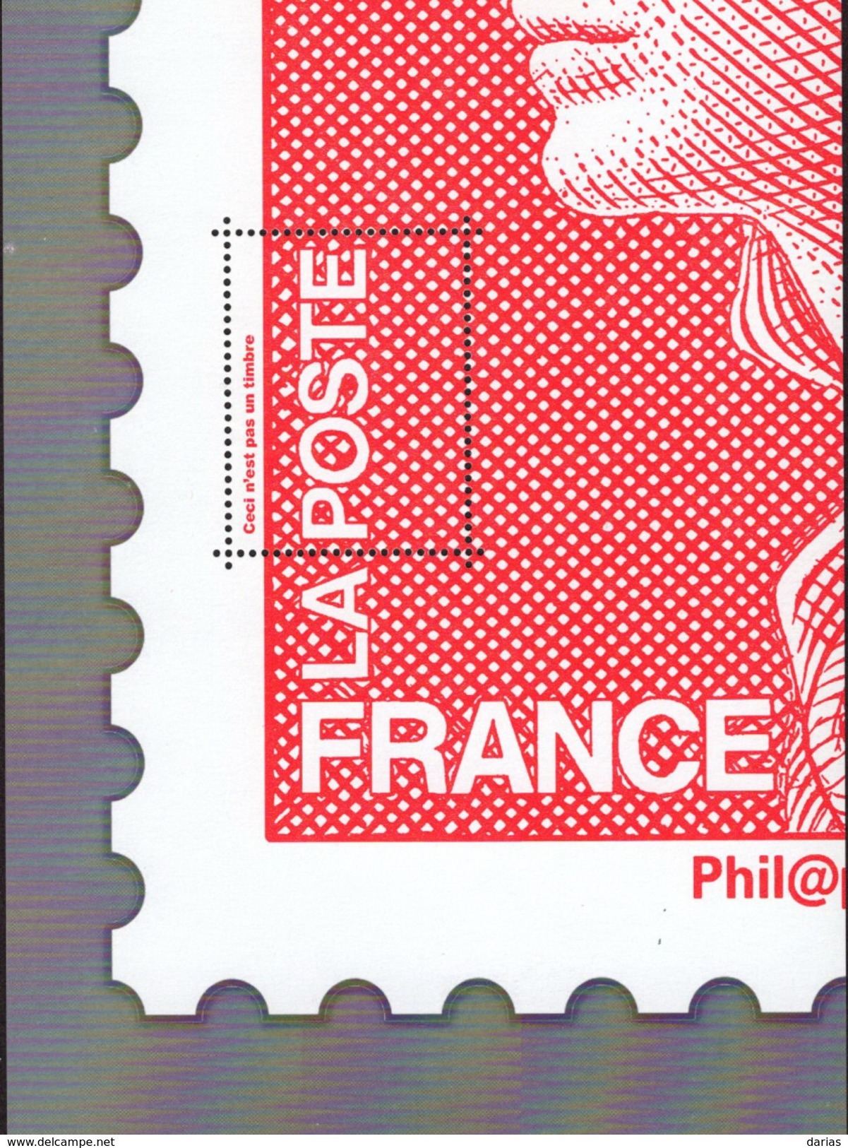 Le Feuillet "MARIANNE DE BEAUJARD ROUGE" Luxe Bas Prix, A SAISIR. - Neufs