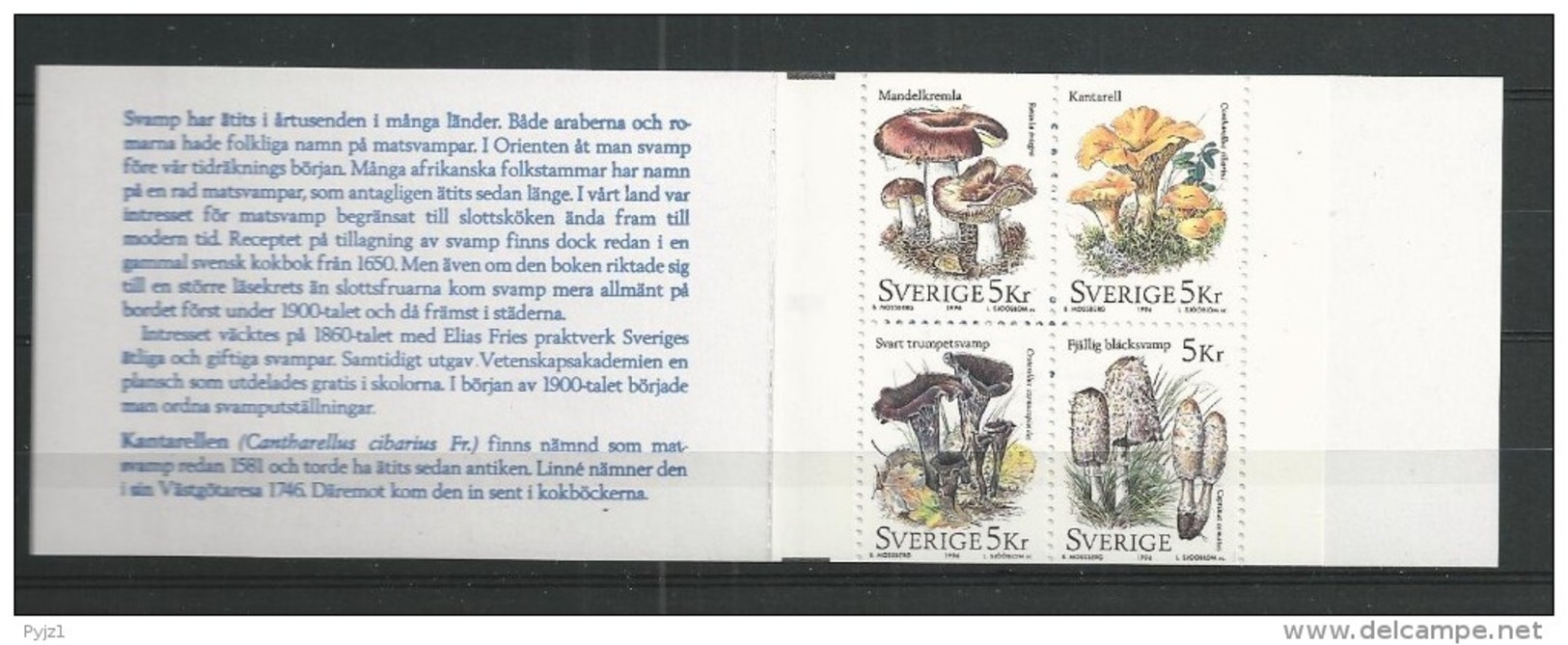 1996 MNH Schweden, Sweden, Sverige, Booklet, Postfris - 1981-..