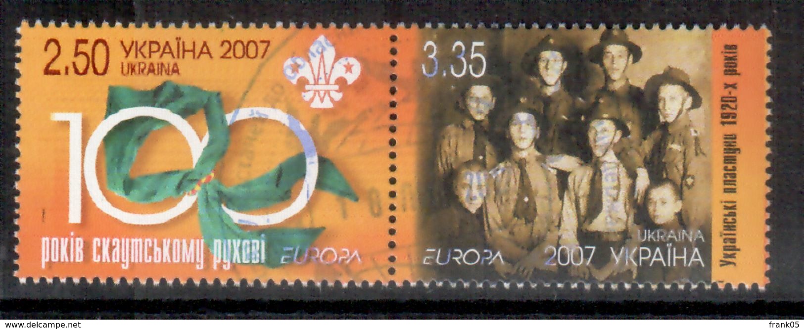 Ukraine 2007 EUROPA Paar / Pair Gestempelt/used - 2007