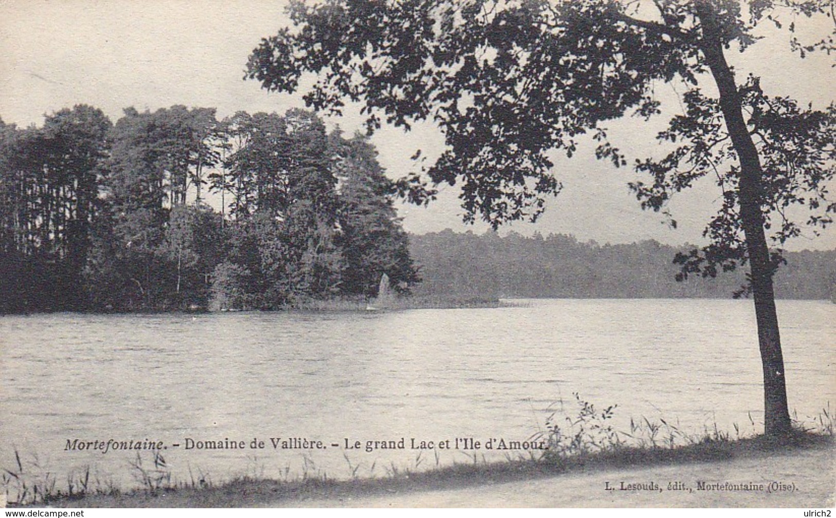 CPA Mortefontaine  - Domaine De Vallière - Le Grand Lac Et L'Ile D'Amour (29897) - Thourotte