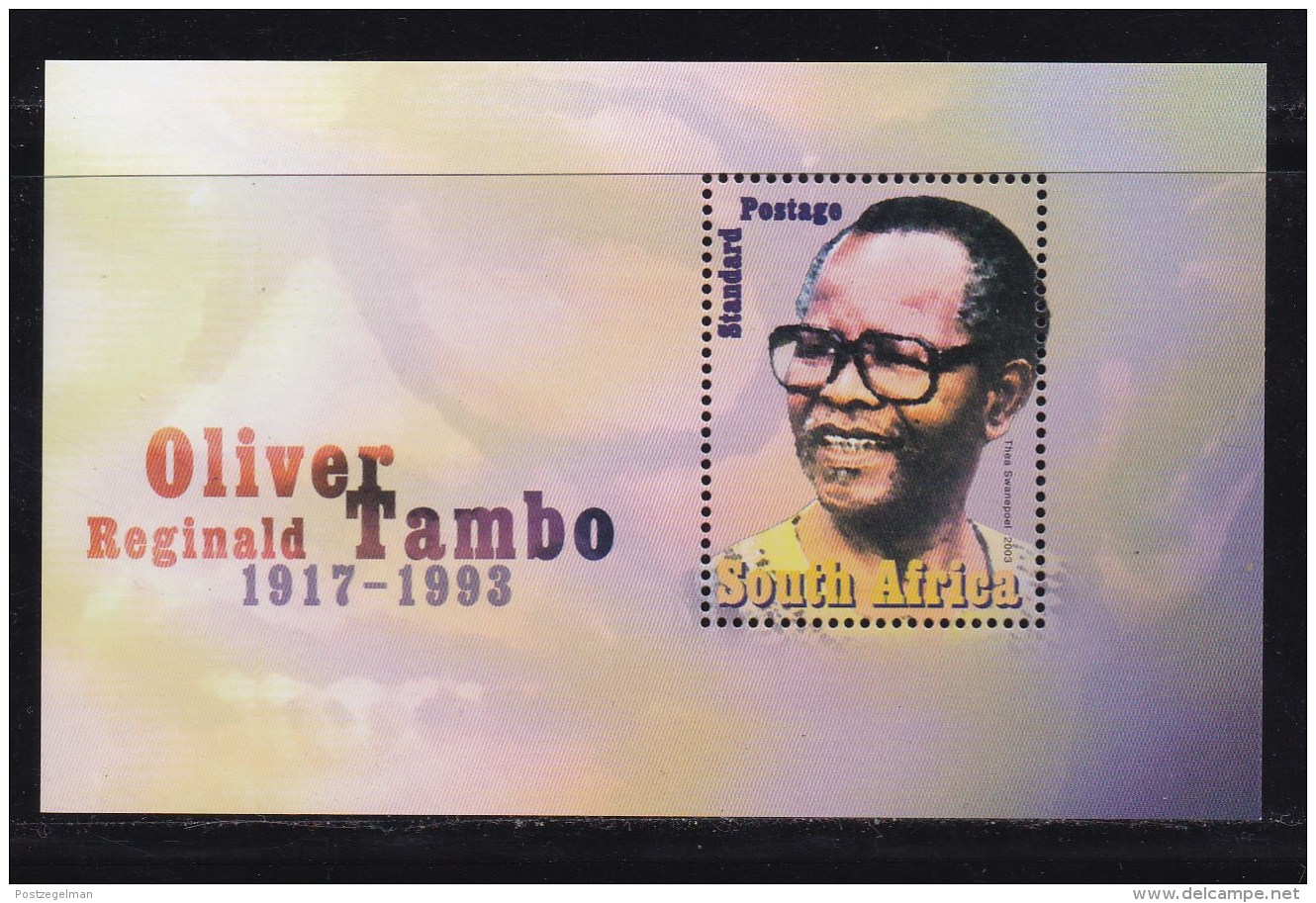 RSA, 2003, Mint Never Hinged Stamp(s), Olivier Tambo, Mi Block 96, #9009 - Ongebruikt