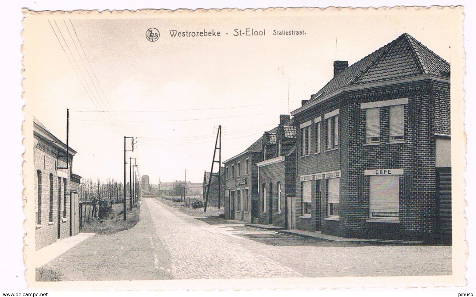 B-6403   WESTROZEBEKE-SINT ELOOI : Statiestraat - Staden