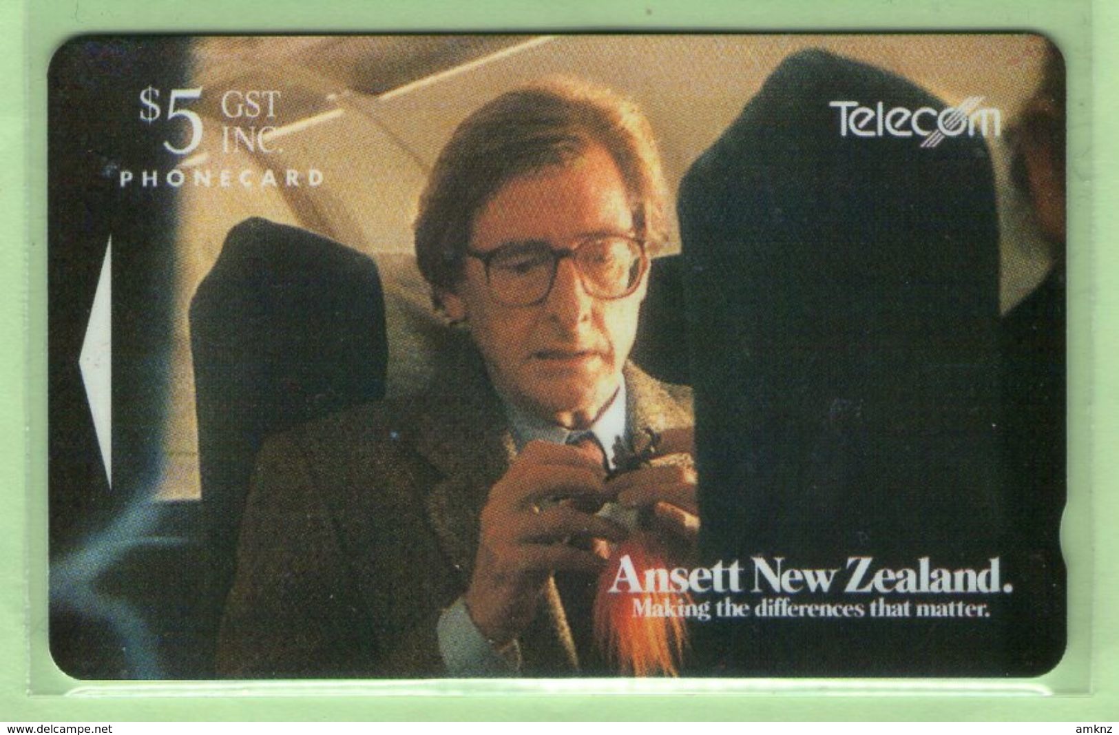 New Zealand - 1993 Ansett Airlines - $5 "Keys" - NZ-A-15 - VFU - New Zealand