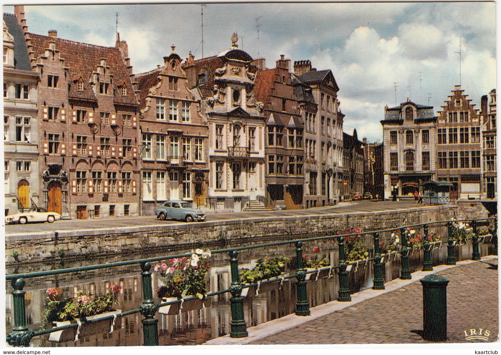 Gent: MERCEDES 300 SL ROADSTER '59, VOLVO PV 544 - Koornlei / Quai Aux Blés , Gand - Voitures De Tourisme