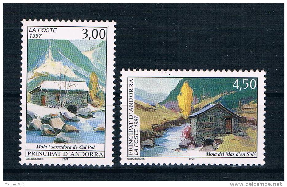 Andorra (Französische Post) 1997 Wassermühlen Mi.Nr. 510/11 Kpl. Satz ** - Neufs