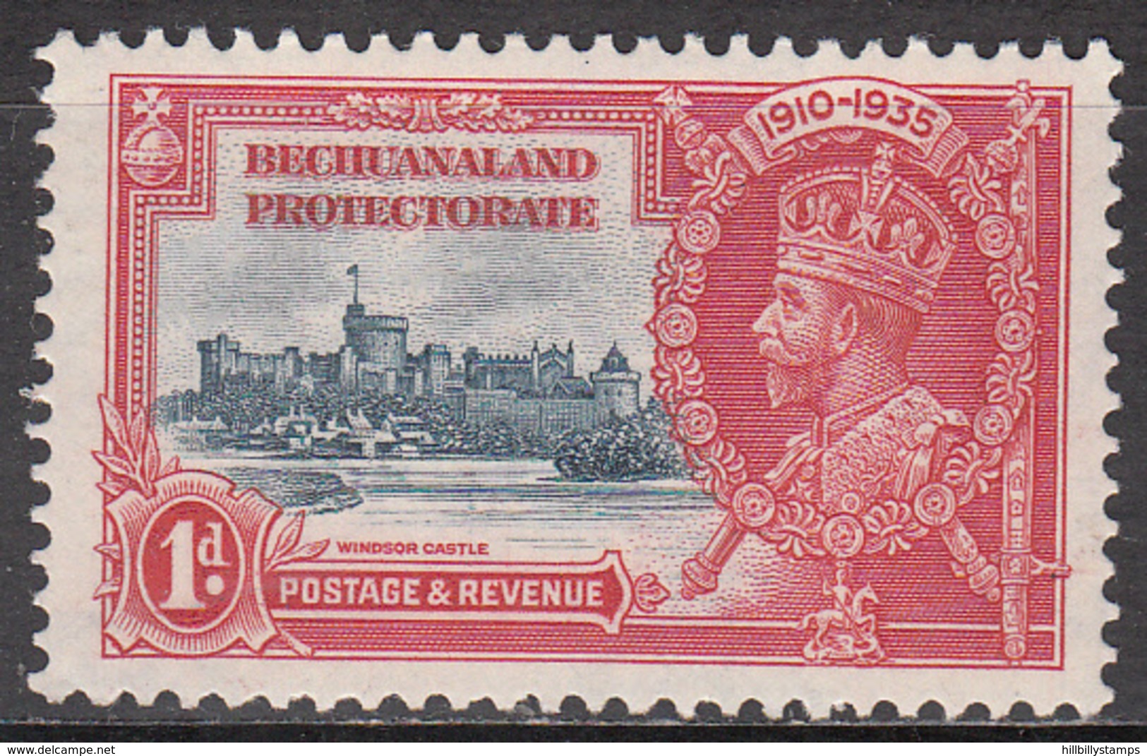 BECHUANALAND PROT.      SCOTT NO. 117       MINT HINGED      YEAR 1935 - 1885-1964 Protectorado De Bechuanaland