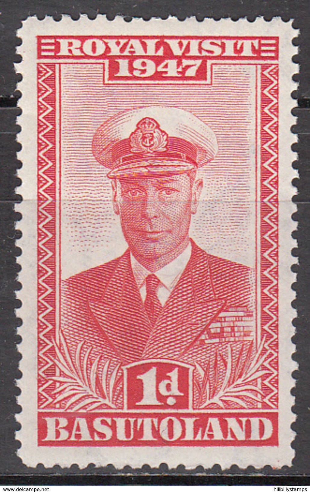 BASUTOLAND      SCOTT NO. 35      MINT HINGED      YEAR 1947 - 1933-1964 Colonie Britannique