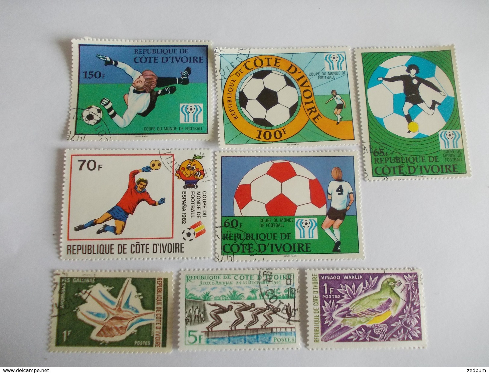 TIMBRE Cote D'ivoire Valeur 2.60 &euro; - Côte D'Ivoire (1960-...)