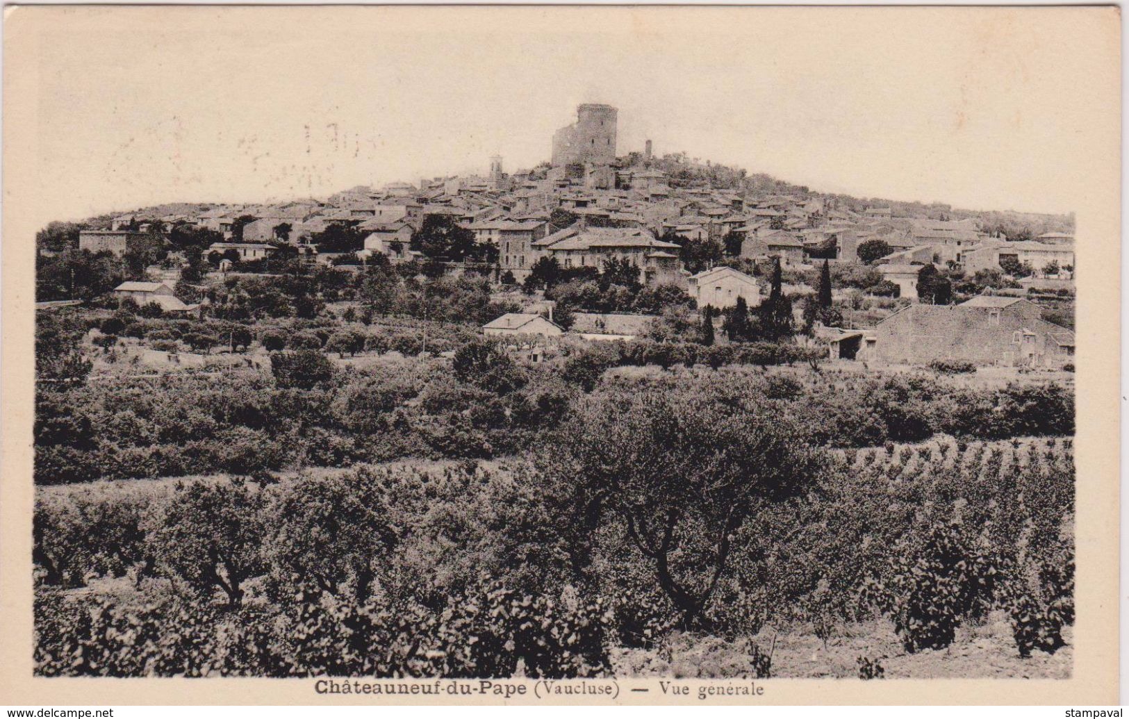 CHATEAUNEUF-DU-PAPE - VUE GÉNÉRALE - Chateauneuf Du Pape