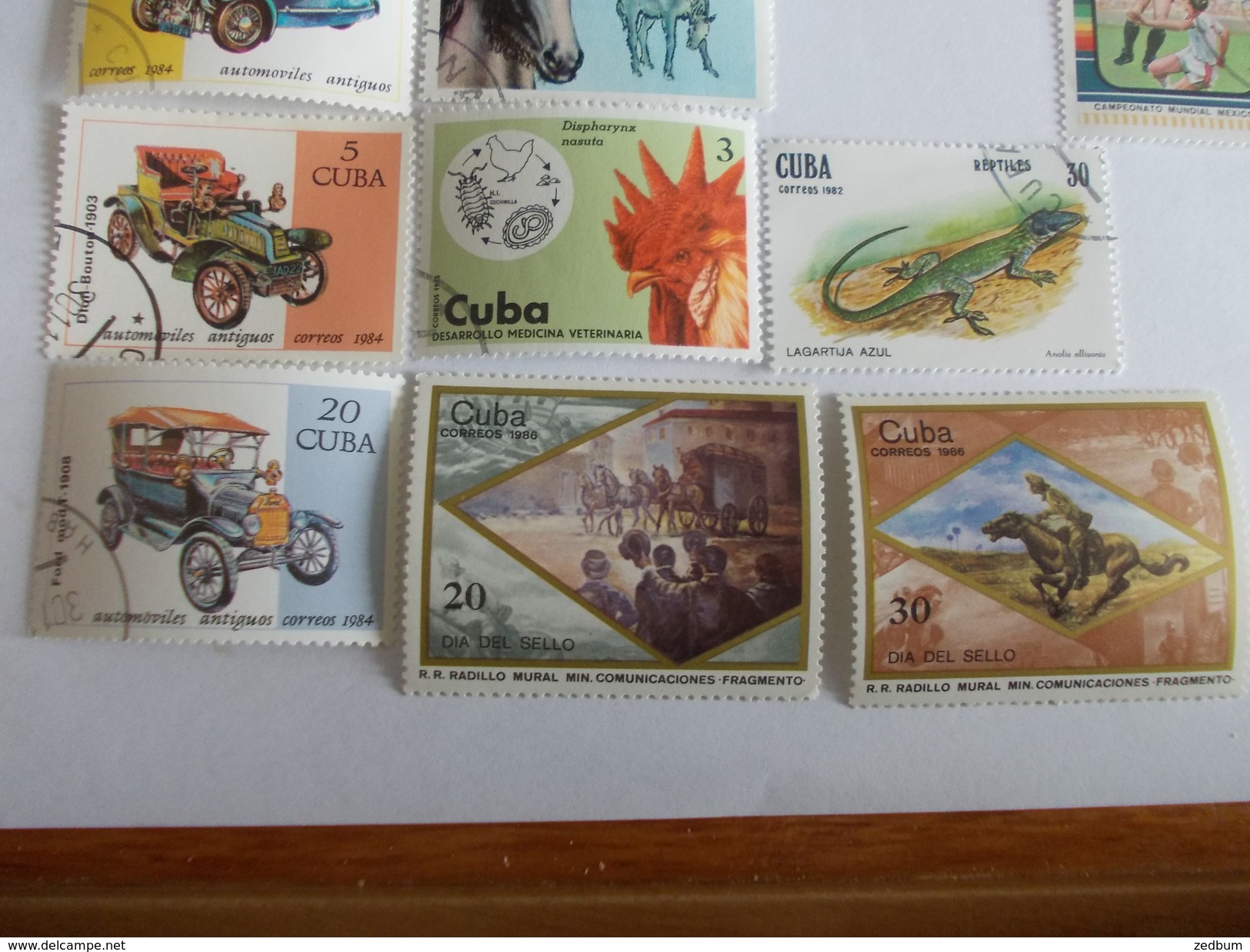 TIMBRE Cuba valeur 9.10 &euro;