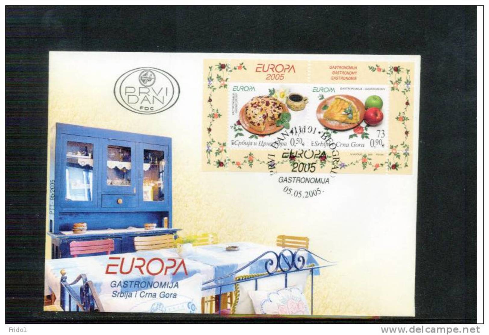 Serbia&Montenegro 2005 Europa Cept Block FDC - 2005