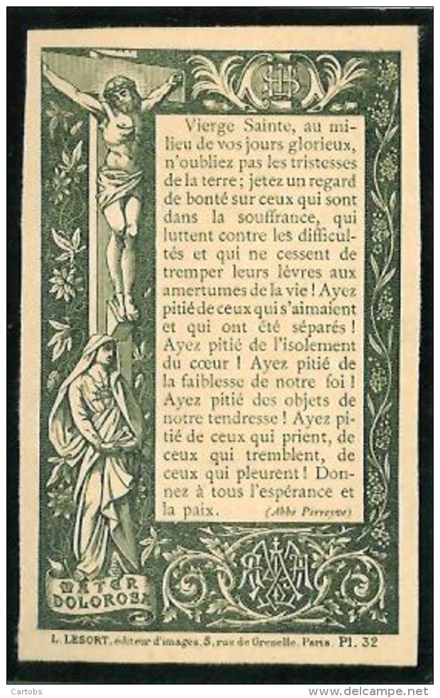 FAIRE-PART De Geneviève -Eugénie Cottrelle 1er Janvier 1896 - Décès