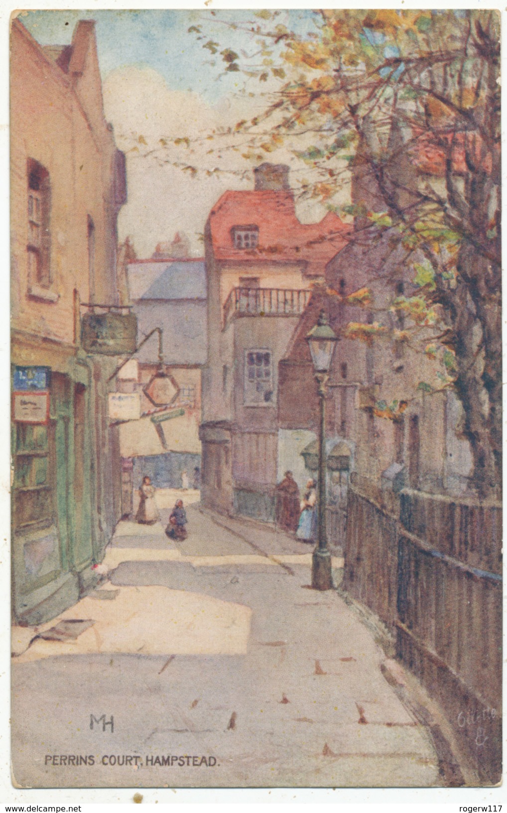 Perrins Court, Hampstead, 1913 Raphael Tuck Postcard - Middlesex