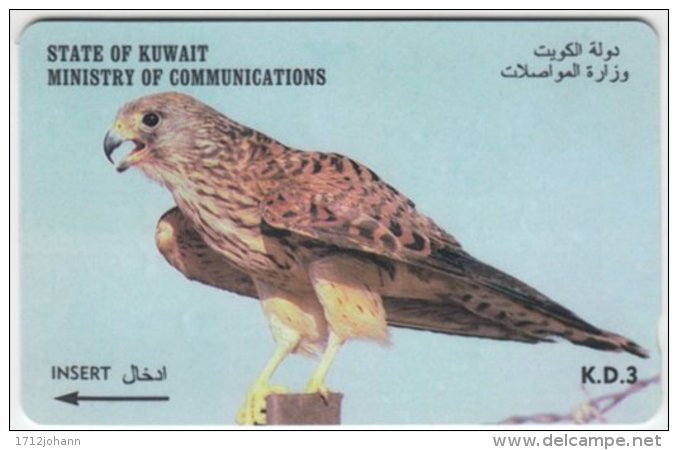 KUWAIT A-192 Magnetic Comm. - Animal, Bird - 39KWTM - Used - Kuwait