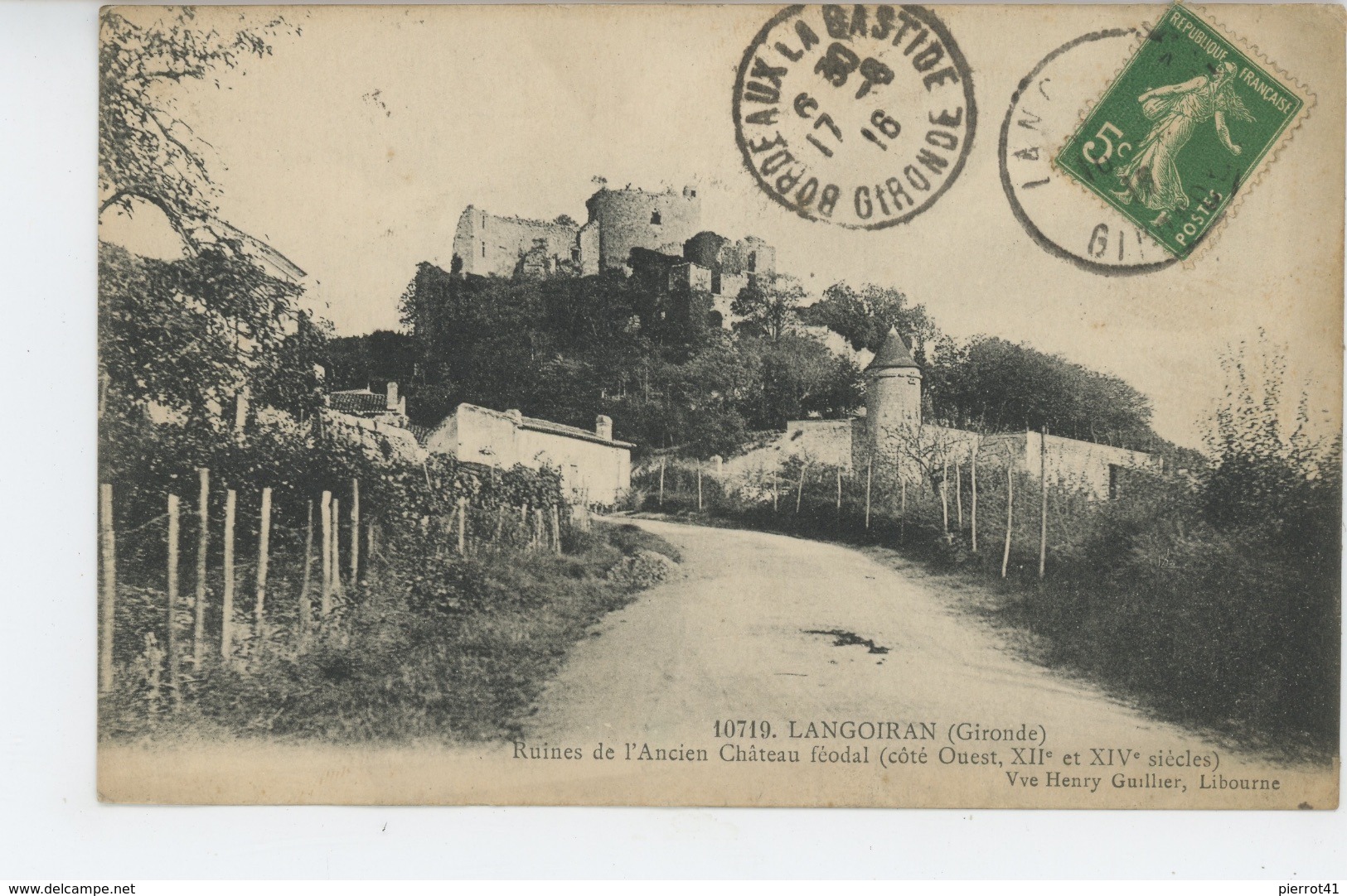 LANGOIRAN - Ruines De L'Ancien Château Féodal - Autres & Non Classés