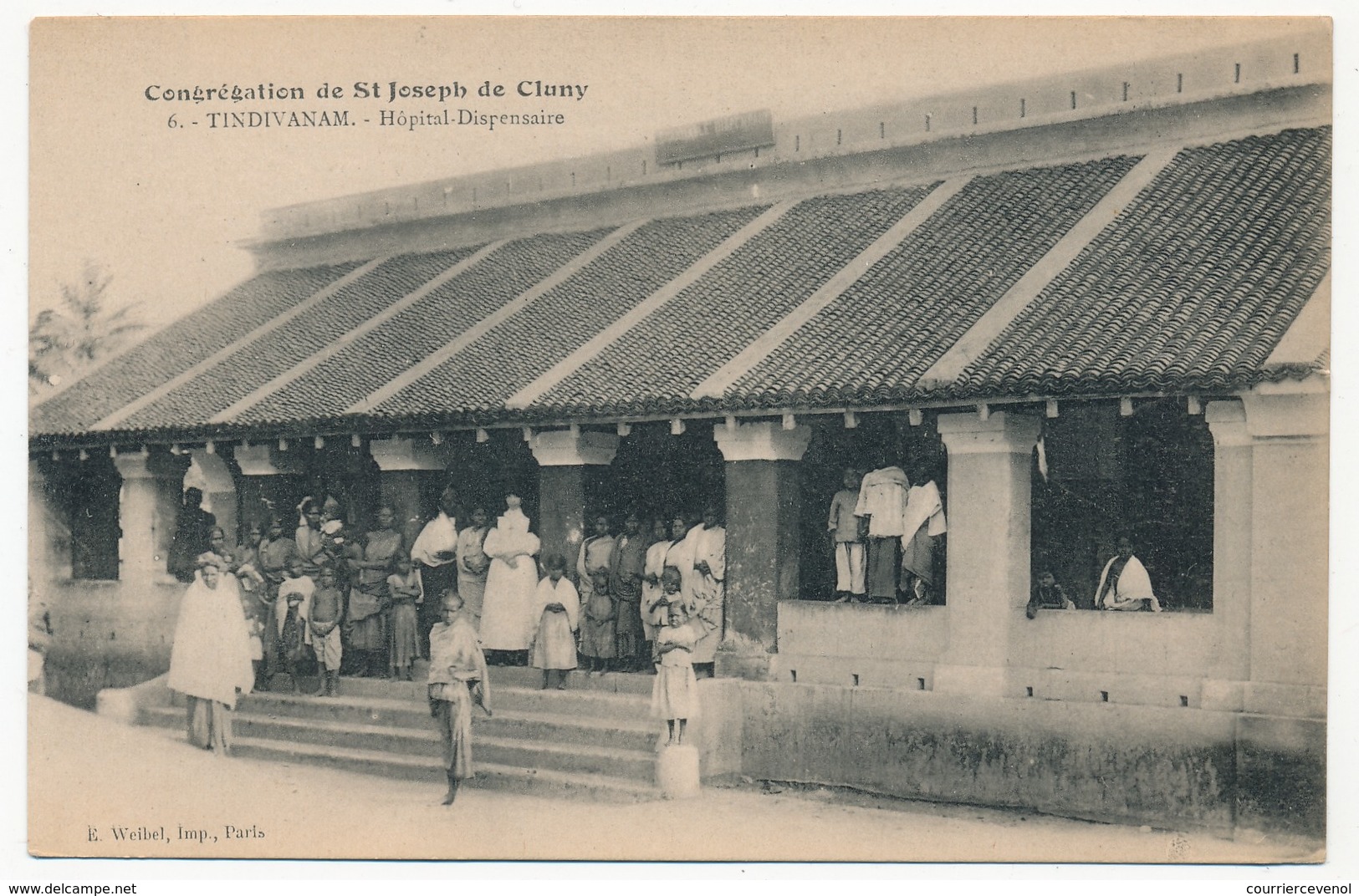 CPA - TINDIVANAM (Indes) - Congrégation De St Joseph De Cluny - Hôpital-Dispensaire - Inde