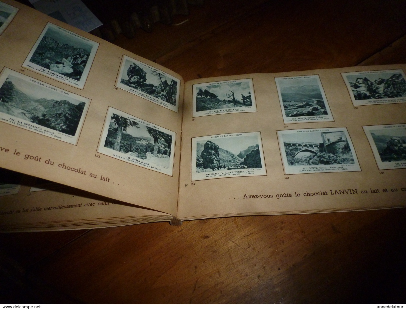 1949  La FRANCE en images Côte d'Azur-Provence-Corse, dont (Ajaccio,Vizzavona,Soveria,Girolata,Calvi,Evisa,Sagone,etc..