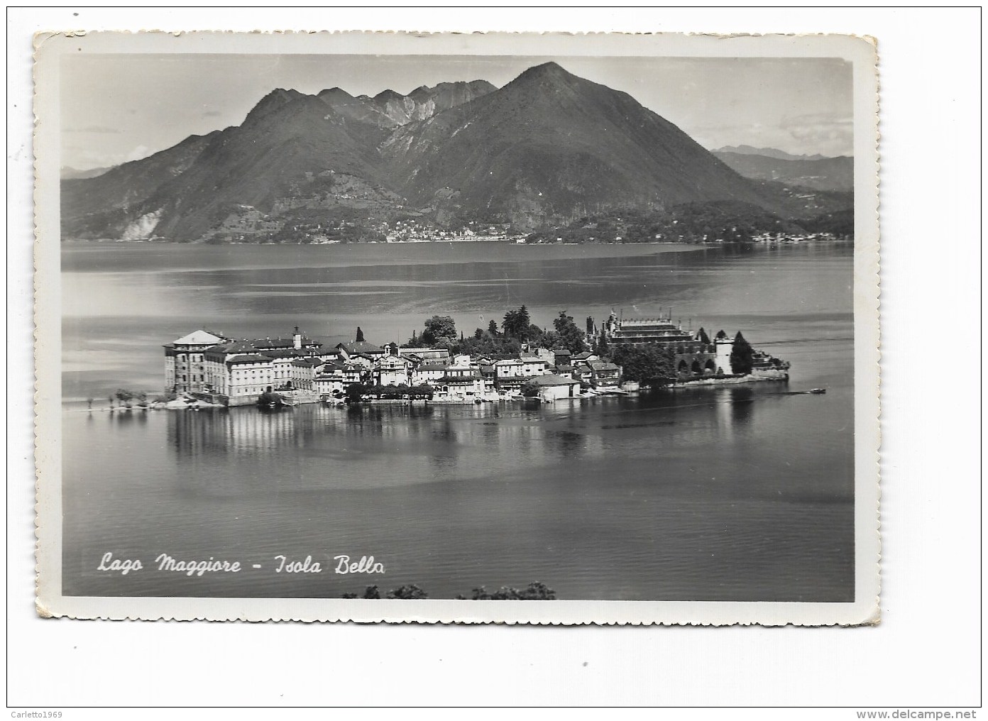 LAGO MAGGIORE - ISOLA BELLA   VIAGGIATA FG - Verbania