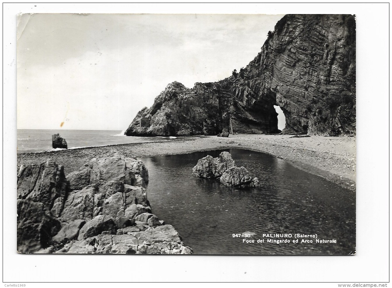 PALINURO - FOCE DEL MINGARDO ED ARCO NATURALE  VIAGGIATA FG - Salerno