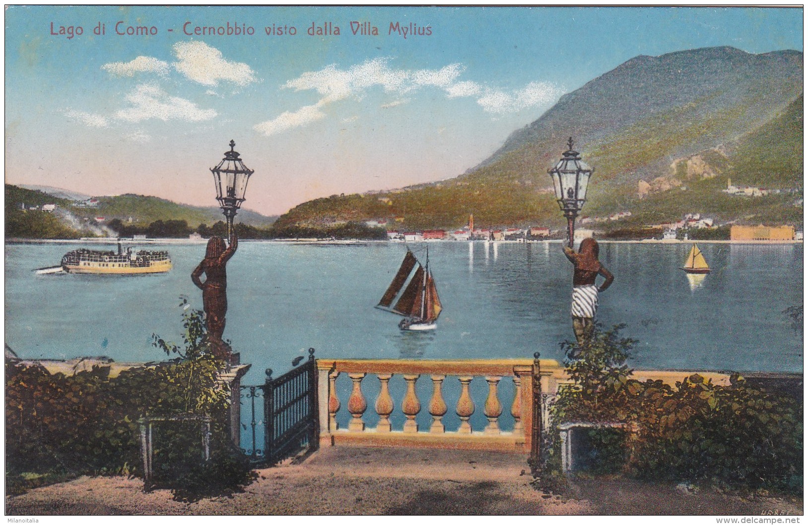 Lago Di Como - Cernobbio Visto Dalla Villa Mylius - Como