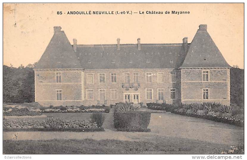 Andouillé-Neuville     35       Le Château De Mayanne    (voir Scan) - Redon