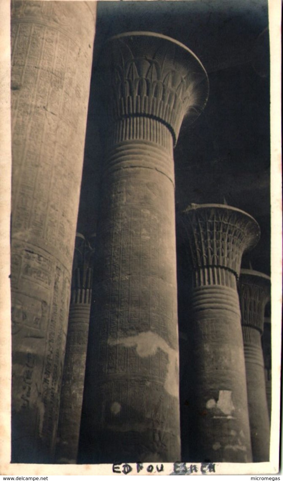 Egypte - EDFOU - Colonnes - Edfou