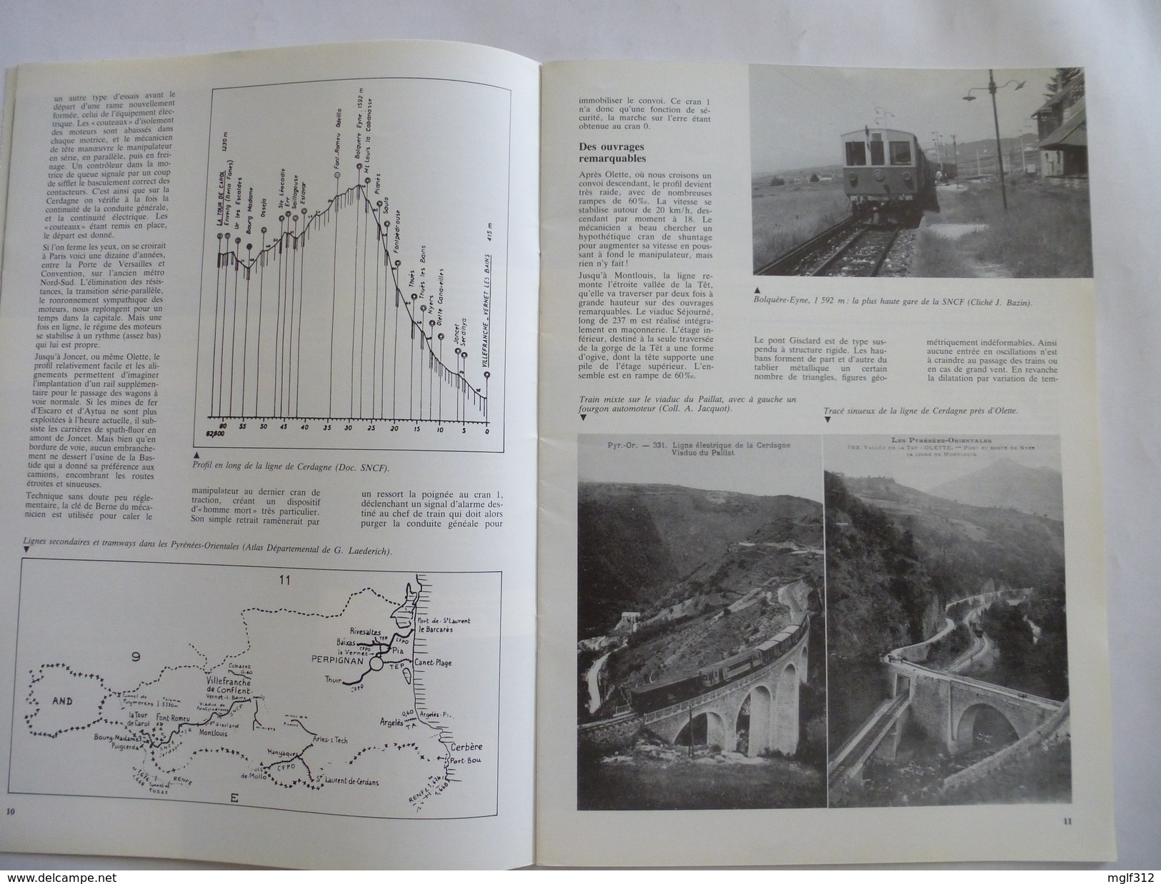 CONNAISSANCE DU RAIL 1984 N° 51 : VOYAGE SUR LA CERDAGNE Le Train Jaune  - Détails Sur Les Scans - Treinen