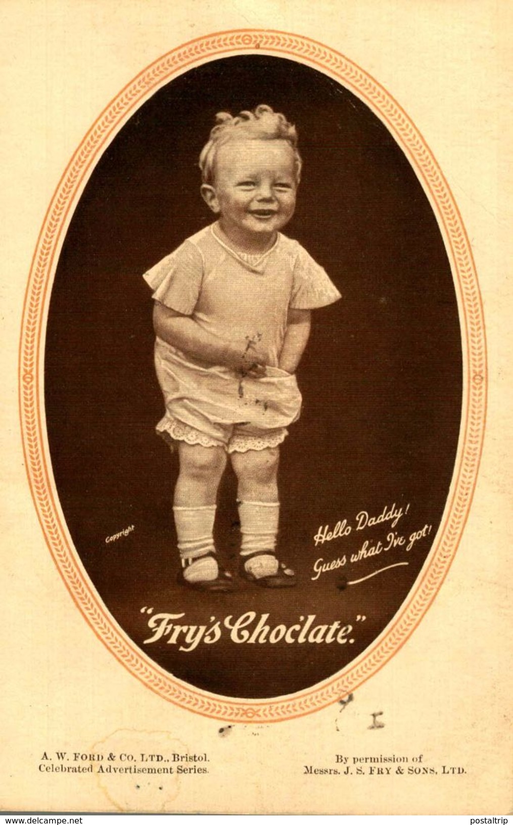 FRY'S CHOCLATE (CHOCOLATE) - Publicité