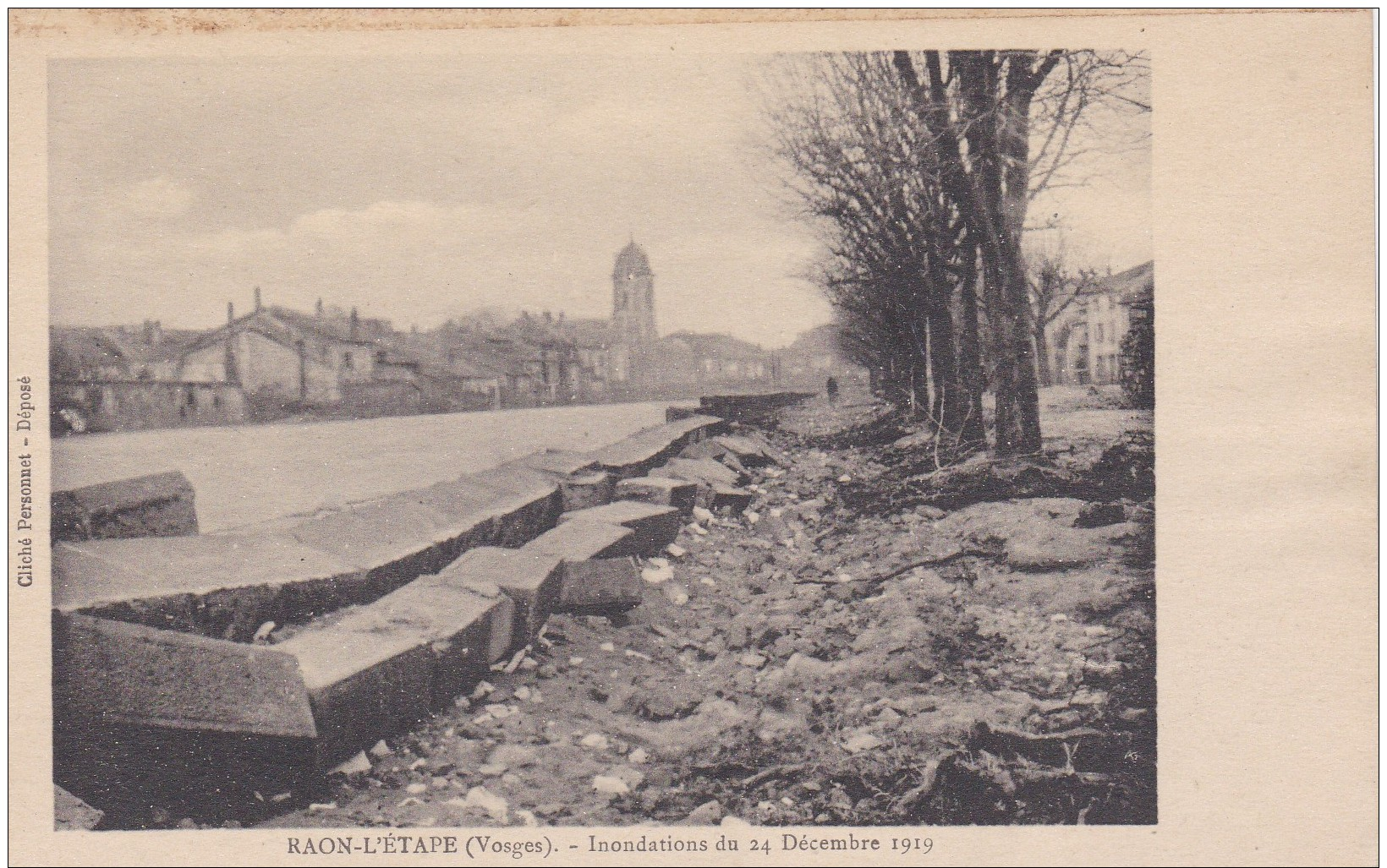 E5 - 88 - Raon-l'Etape - Vosges - Inondations Du 24 Décembre 1919 - Raon L'Etape