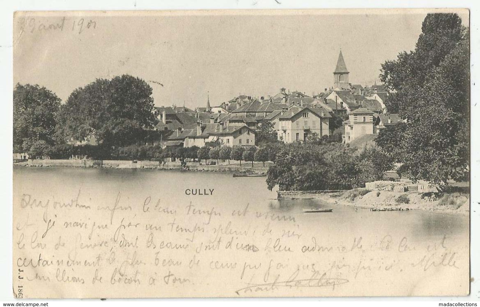Bourg-en-Lavaux  (Suisse)  Vue Générale De Cully - Cully