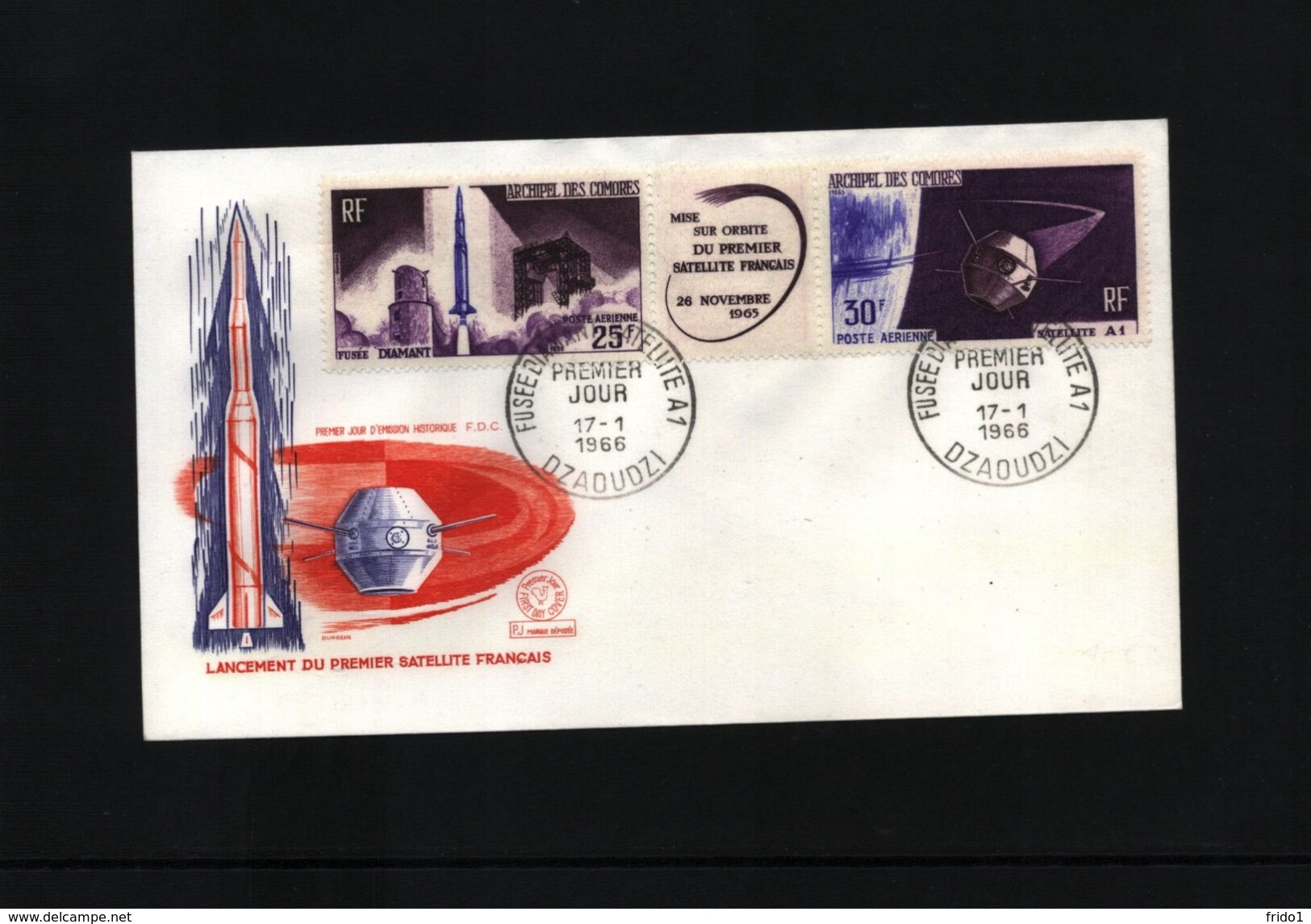 Comores 1966 Raumfahrt / Space FDC - Africa